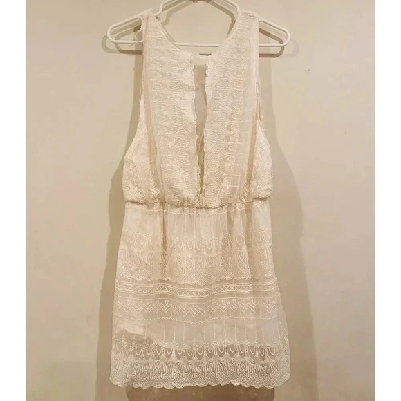 Free People Eyelet Tunic Slip Dress - Picture 3 of 4